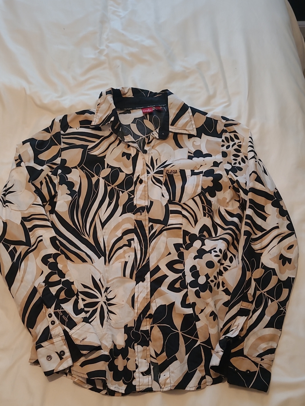Cruel Girl Womens Shirt Black And Cream